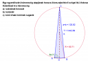 Matematika-Egyenlőszárú háromszög – megoldás kép 1