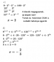 Exponenciális egyenletek-11.o – megoldás kép 1