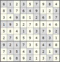 Sudoku – megoldás kép 1
