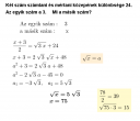 Számtani és mértani közép – megoldás kép 1