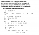 Algebra  – megoldás kép 1