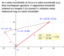 Vektorok 11. – megoldás kép 1