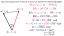 Vektorgeometria – megoldás kép 3