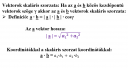 Vektorgeometria – megoldás kép 1