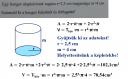 Matematika felszín és térfogat  – megoldás kép 1