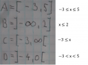Matematika (intervallumok)  – megoldás kép 1