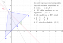 Koordináta geometria – megoldás kép 1