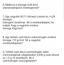 Szerves Kemia nyílt láncú szénhidrogének – feladat kép 1