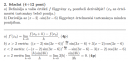 Deriválás – feladat kép 1