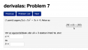 Deriválás problem 7 – feladat kép 1