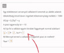 Egyéni kínálati függvény – feladat kép 1
