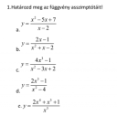 Függvények – feladat kép 1