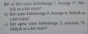 Matematika házifeladat – feladat kép 2