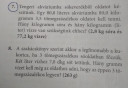  Kémia tömegszázalék számolás  – feladat kép 2