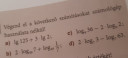 Matematika 11. osztály logaritmus feladatok – feladat kép 2