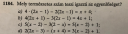 Matematika egyenletek + ellenőrzés – feladat kép 1