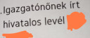 Fontos lenne!  – feladat kép 1