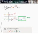 Határozatlan integrálás (parciális) – feladat kép 1