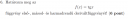 Deriválás – feladat kép 1
