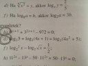 Exponenciális egyenlet, logaritmus – feladat kép 4