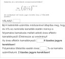 Sorozat határérték  – feladat kép 1