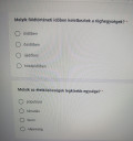 Biológia 8. osztály – feladat kép 1