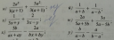 Algebrai törteket vesszük, és úgyérzem elvesztem. Valaki tudna segíteni? – feladat kép 1
