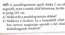 Matematika 8. osztály – feladat kép 1