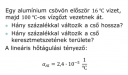 Fizika, szilárd anyagok hőtágulása – feladat kép 1