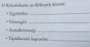 Példák kölcsönhatásokra – feladat kép 1