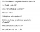 TÖRTÉNELEM DOLGOZAT! SOS – feladat kép 1