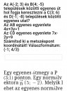 Egyenes egyenlete – feladat kép 4