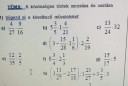 Közönséges törtekkel való müveletek osztás szorzás.  6 OSZTÁLY – feladat kép 1