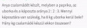 Sos arányosság  – feladat kép 1