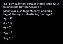 Matek Számtani sorozat  – feladat kép 1