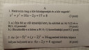 Holnap írunk és kéne egy kis segítség ebben. :/ :) – feladat kép 1