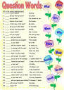 Question Words: What, why,where,how ,who stb  kérdőszavakat kell behelyettesíteni a kérdő mondatokba. – feladat kép 1