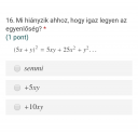 Matematika feladatok FOLYT. PT 2. A téma nevezetes azonosságok – feladat kép 2