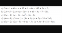 Matematika gyakorló feladatok (egy és több változós algebrai kifejezések). :) – feladat kép 1