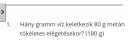 Kémia számítás  – feladat kép 1