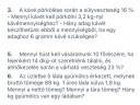 Matematika házi feladat  – feladat kép 1